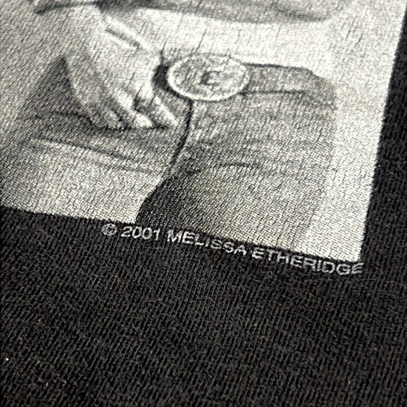 Melissa Etheridge Tour T Shirt XL 2001 Live and Alone Concert Tee Cygnus Vintage - Picture 6 of 8